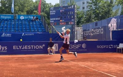 Andrea Baudel dispute son premier match ATP au Challenger 100 de Lyon